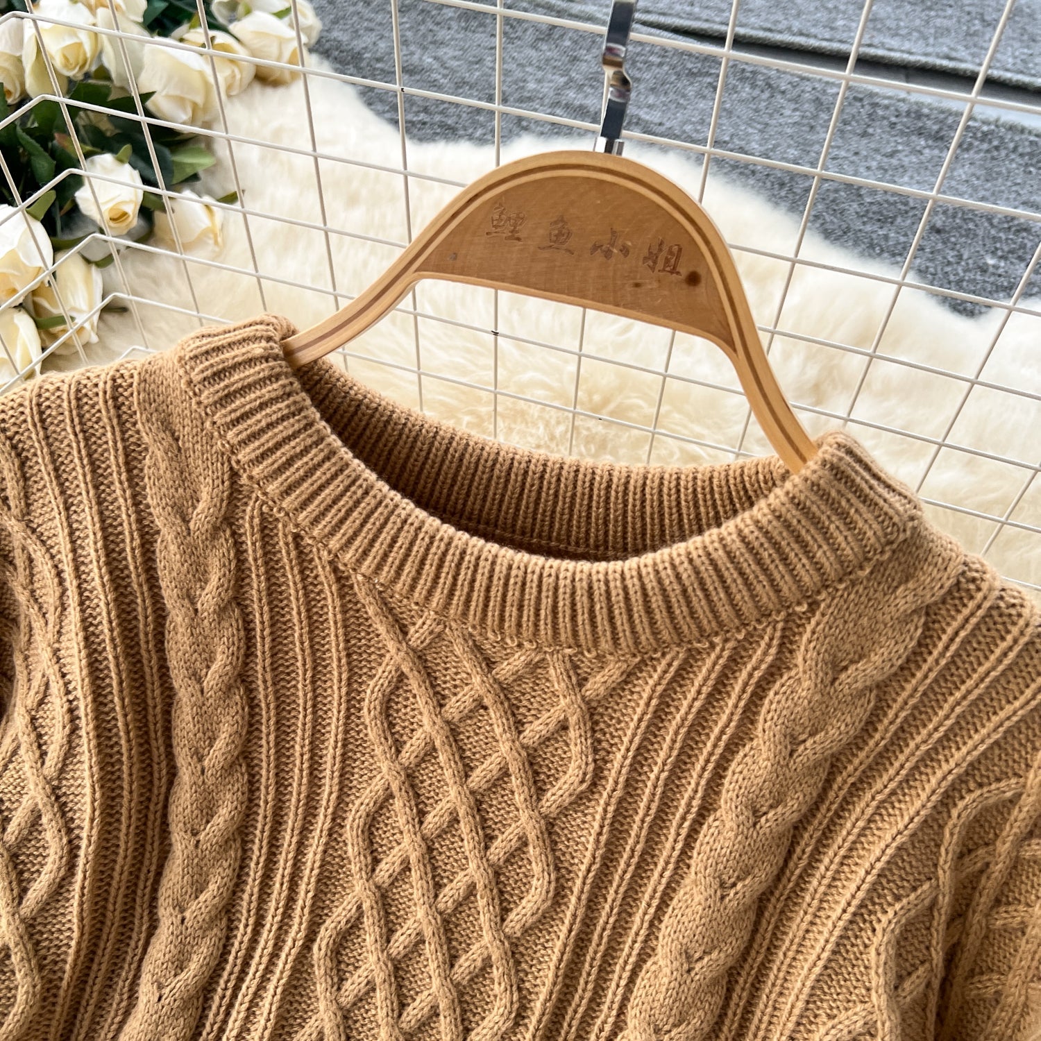 Fringed Sweater&Trousers Knitted 2Pcs
