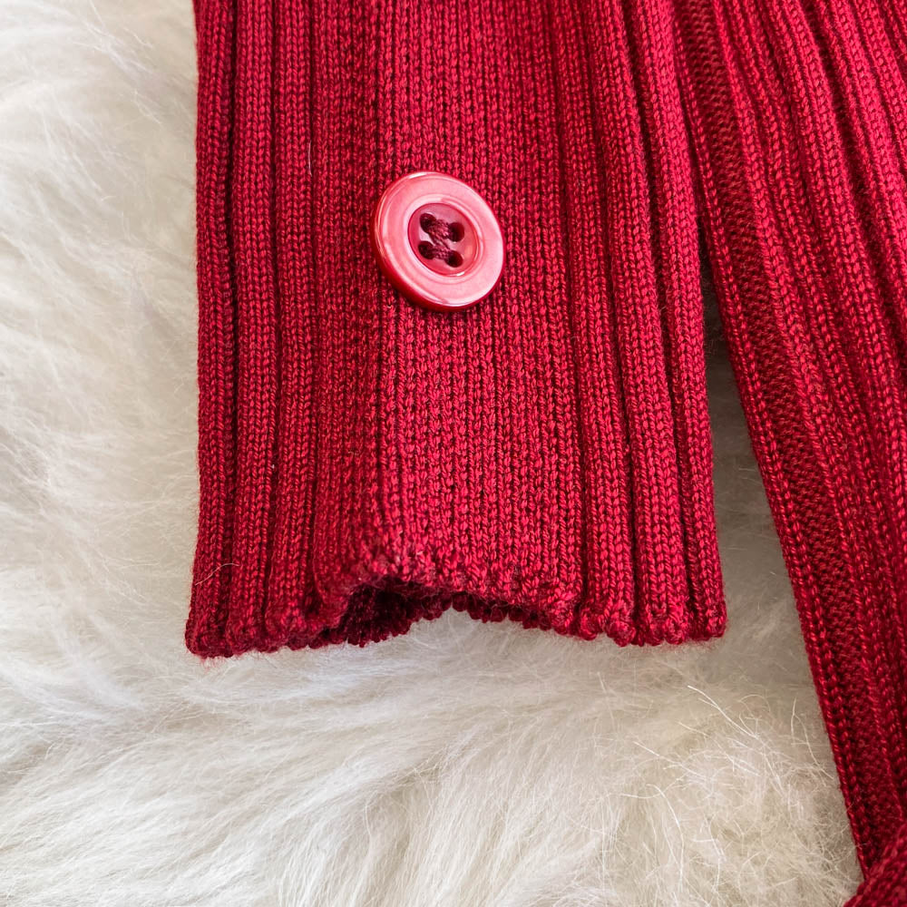 V-neck Bodycon Split Knitted Dress