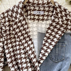 Chic Asymmetric Denim Patchwork Jacket