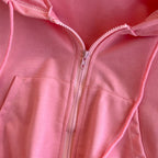 Drawstring Hoodie&Trousers Casual 2Pcs