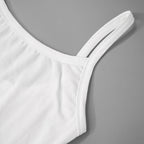 Simple Design Slim Slip Jumpsuit