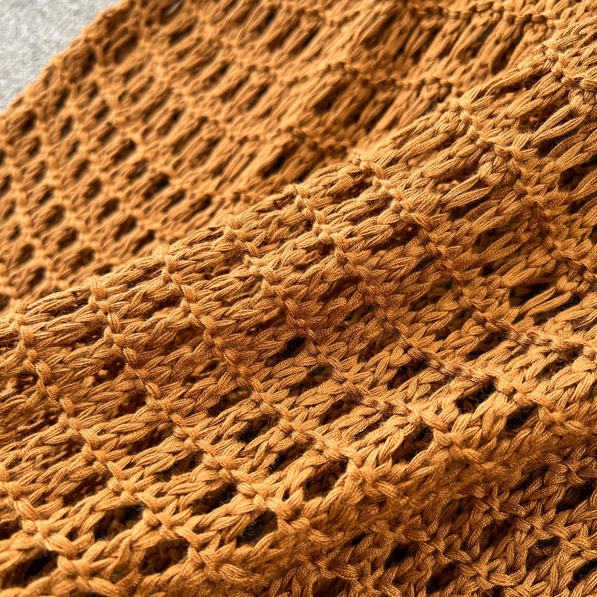 Bohemia Hollowed Caramel Slip Dress