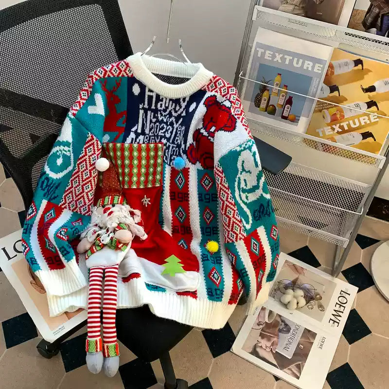 Niche Christmas Elements Thermal Sweater