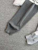 V-neck Cardigan&Drawstring Trousers 2Pcs