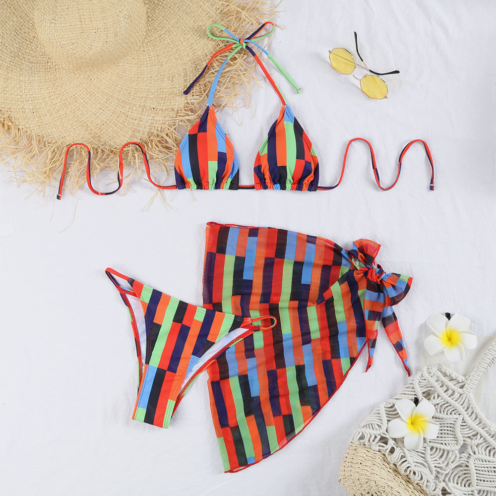 Multi-color Printed Sexy Bikini