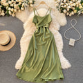 Elegant Crisscross V-Neck Evening Dress