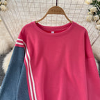 Sweatshirt&Trousers Sportswear Denim 2Pcs