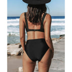 Hilde - Solid High-Cut Swimsuit