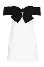 Off-Shoulder Bow Mini Dress