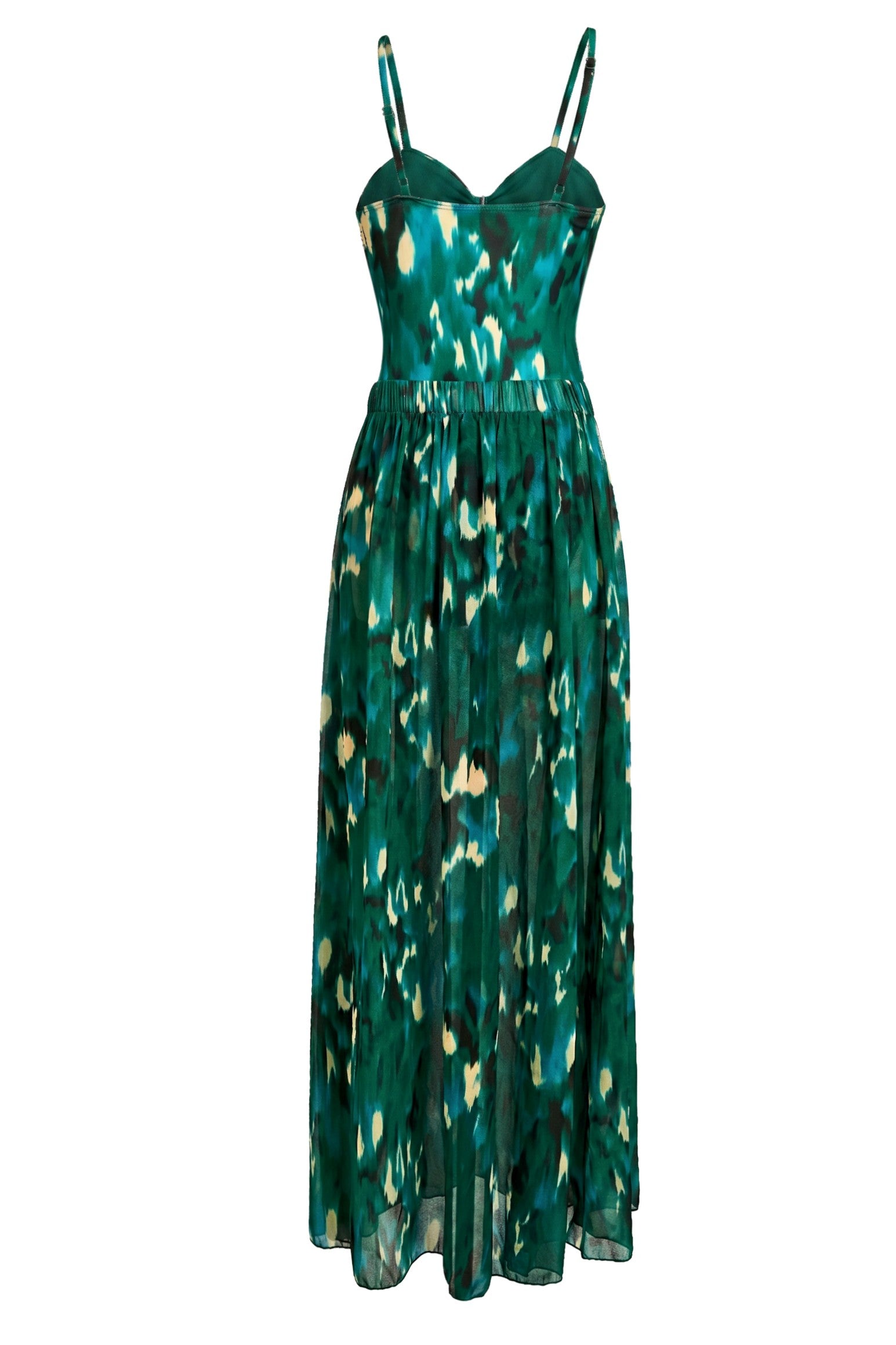 Printed One-Piece Swimsuit With Cover Up Set