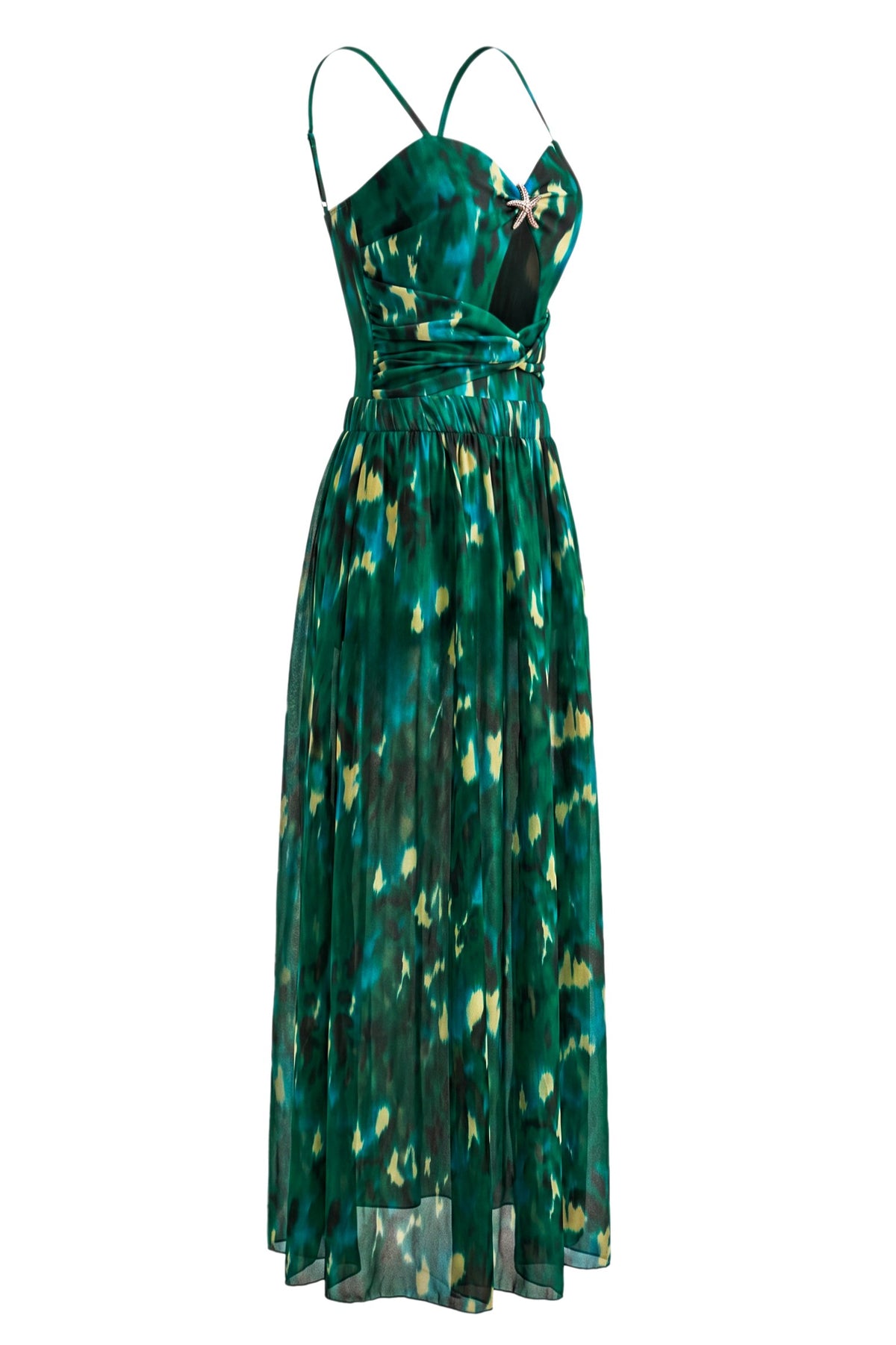 Printed One-Piece Swimsuit With Cover Up Set