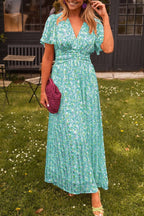 Natalie | Flattering Printed Maxi Dress
