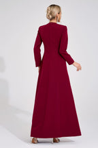 Loryndal Red Diamond Maxi Dress