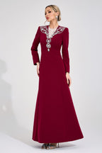 Loryndal Red Diamond Maxi Dress