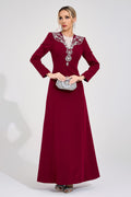 Loryndal Red Diamond Maxi Dress