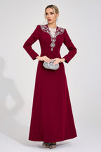 Loryndal Red Diamond Maxi Dress