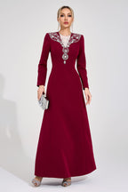 Loryndal Red Diamond Maxi Dress
