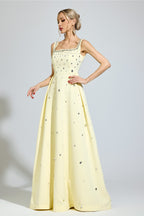Syltheran Yellow Diamond Maxi Dress