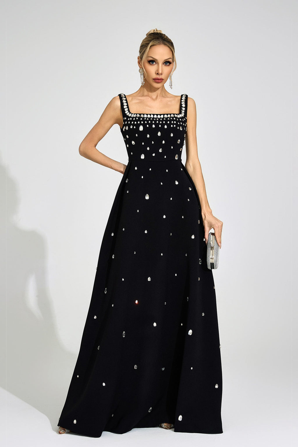 Syltheran Black Diamond Maxi Dress