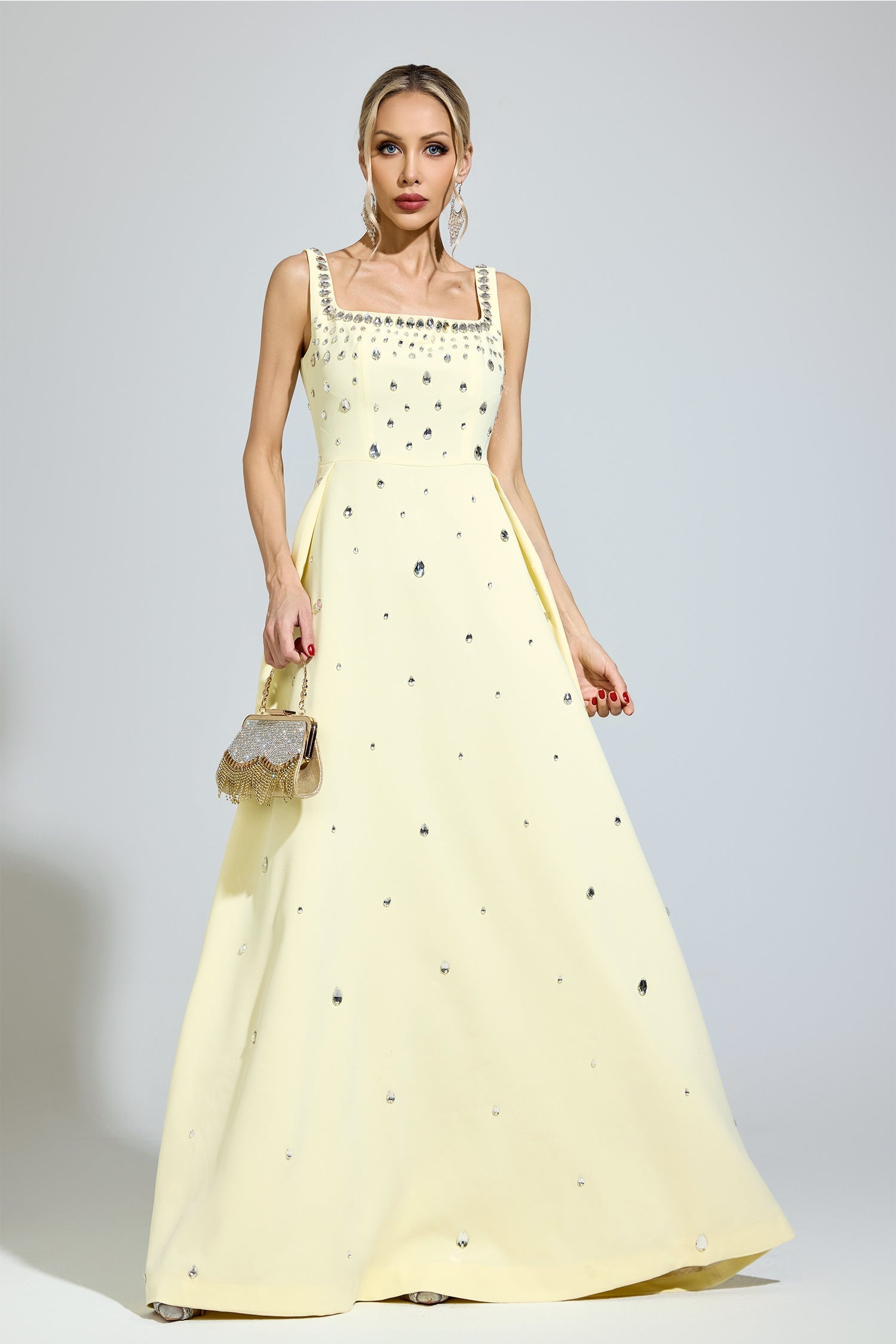 Syltheran Yellow Diamond Maxi Dress