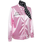Satin Vintage "Pink Ladies" Grease Movie Women's Cosplay Costume  Jacket to 3X Plus Size