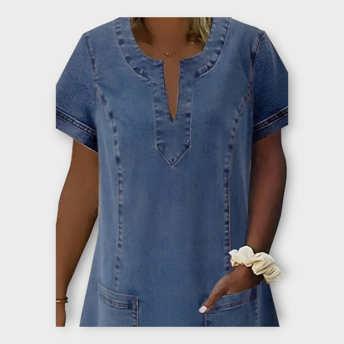 Aaliyah | Denim Dress with Pockets