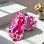 Men's Pink/Hot Pink Breast Cancer Awareness Ribbon Design Tie