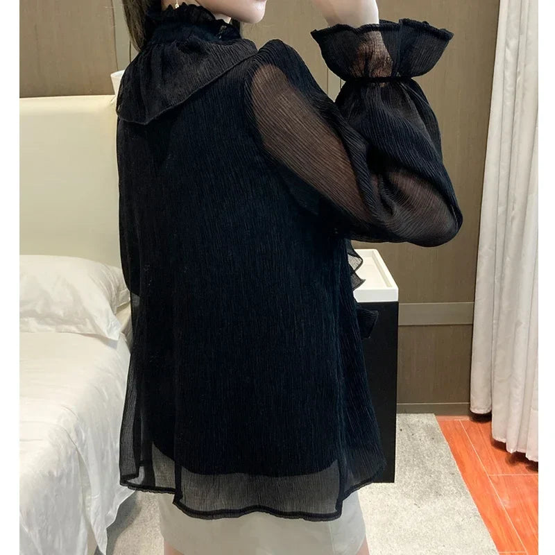 Amelise - Ruffle Blouse