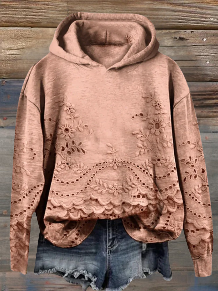 Imani | Embroidered Long-Sleeve Hoodie