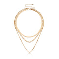 Punk Exaggerated Layered Alloy Necklace