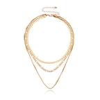 Punk Exaggerated Layered Alloy Necklace