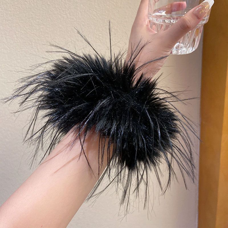 Solid Color Feathered Hair Accessories