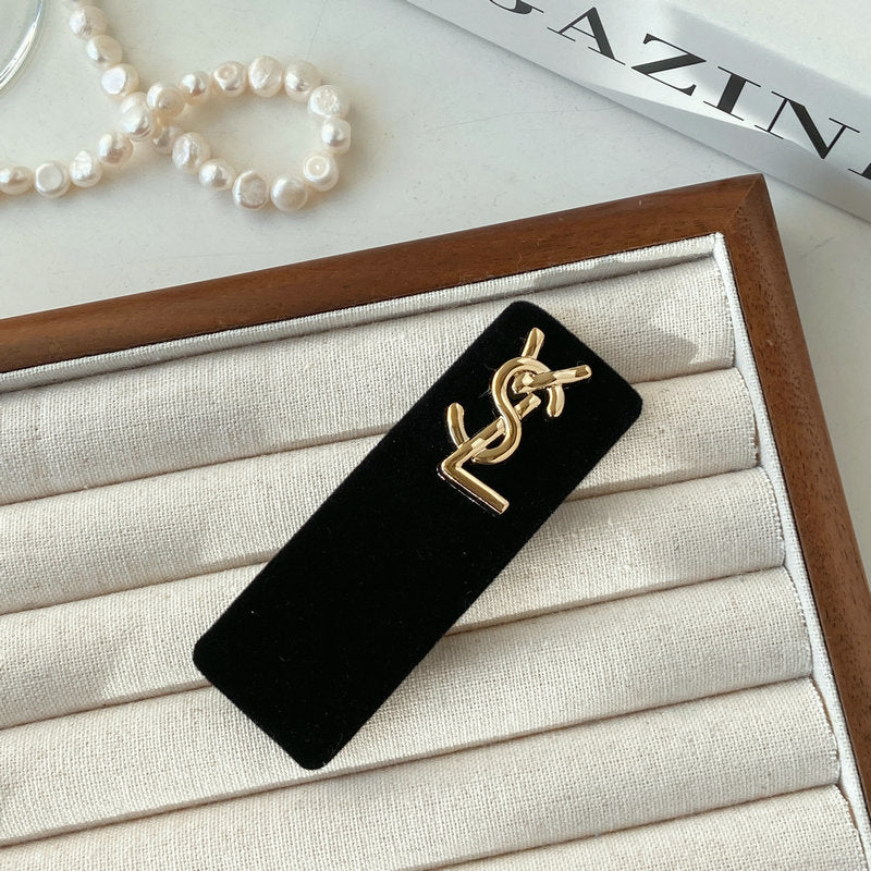 Vintage Black Velvet Hair Accessories