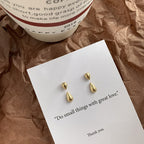 Simple Design Teardrop Earrings