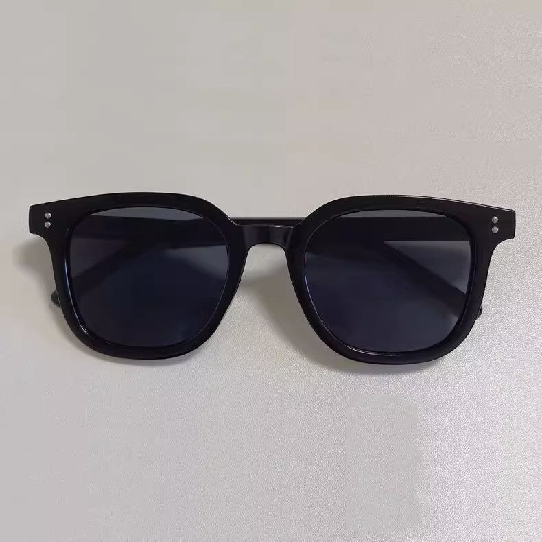 Vintage Square Chunky Frame Colored Sunglasses