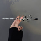 Niche Metal Rose Alloy Hairpin