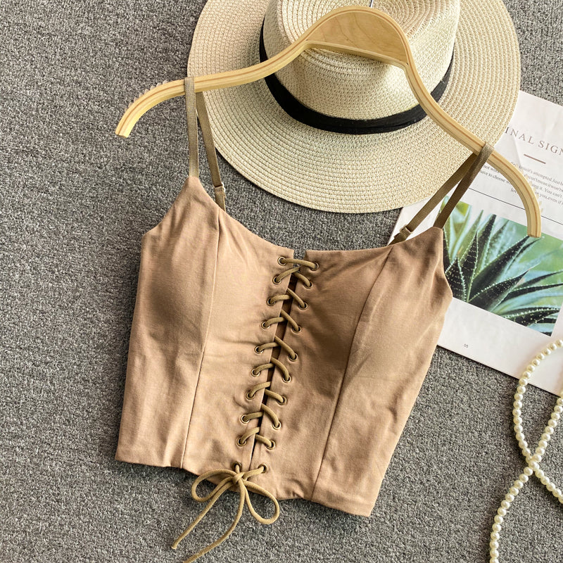 Chic Slim Fit Strappy Vest