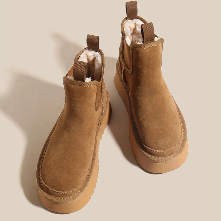 Vintage Padded Thickened Chelsea Boots