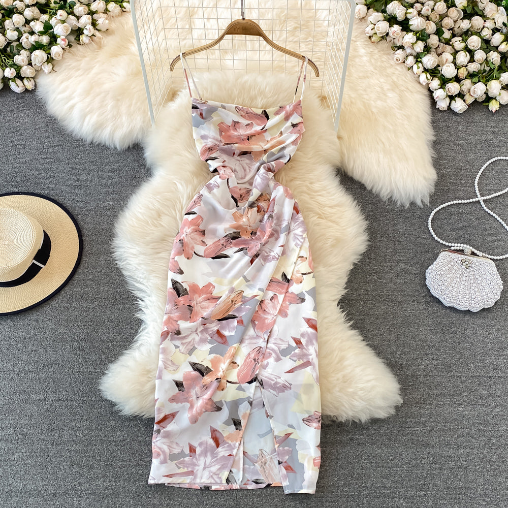 Vintage Floral Slip Dress