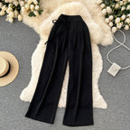 Drawstring Loose Fitting Long Trousers