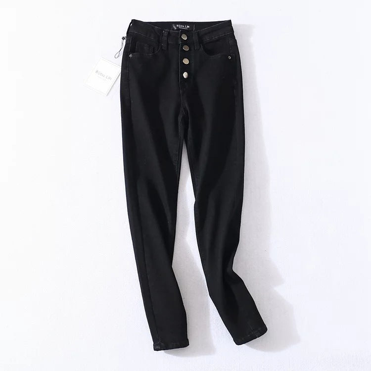 Four Button Pencil Pants