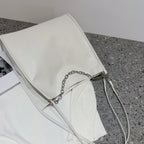 Soft-sided Solid Color Handbag