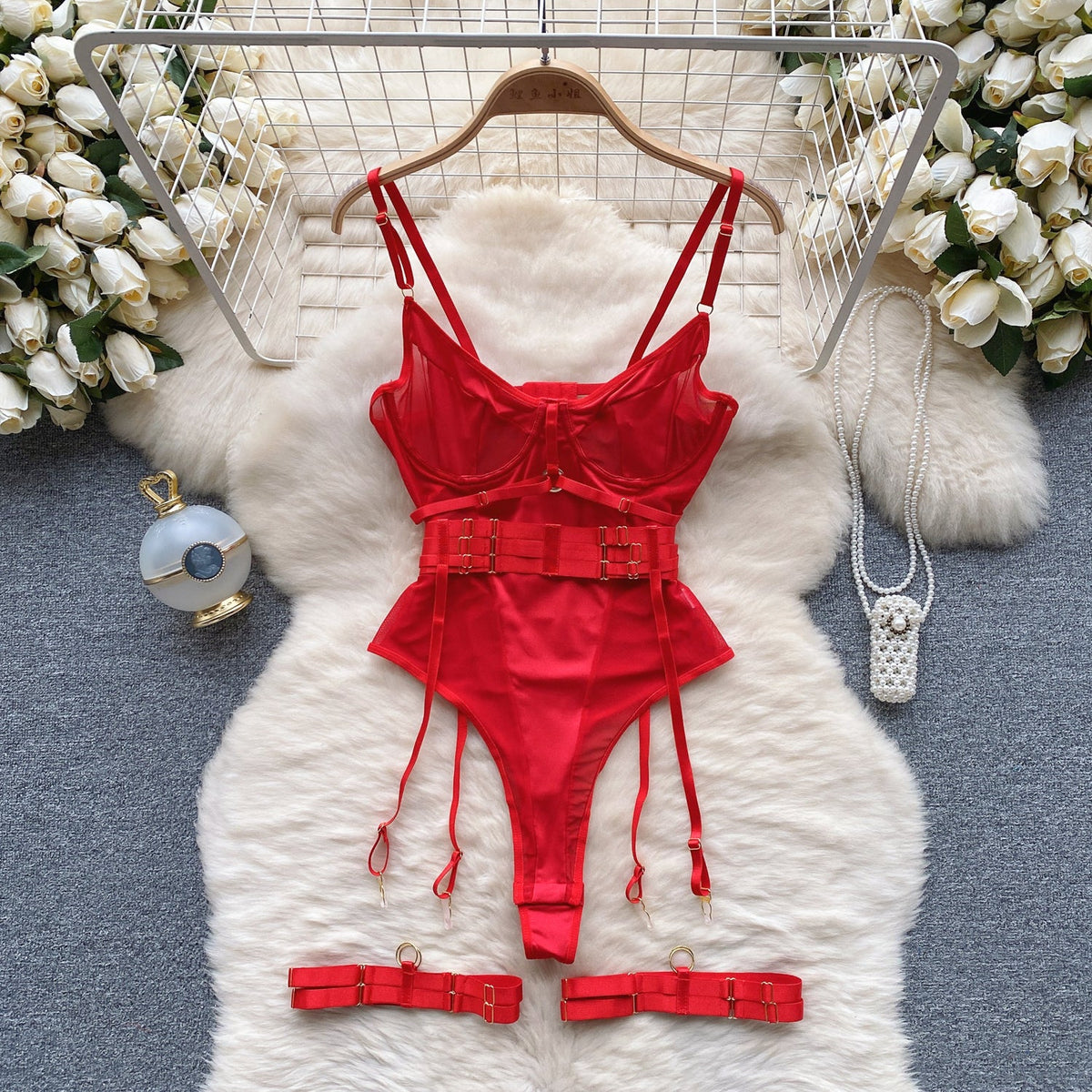 Sexy Lace-up Slip Lounge Jumpsuit
