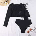 Three-piece Sun-proof Strappy Swimming Costume
