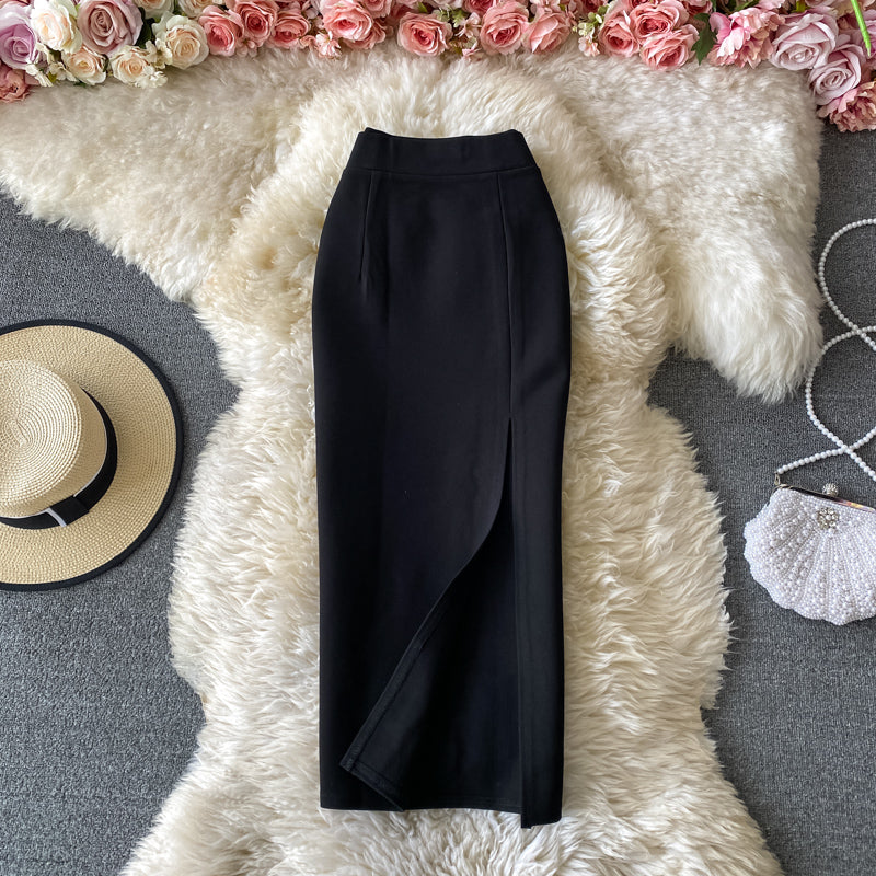 Solid Color OL Slim Fit dress