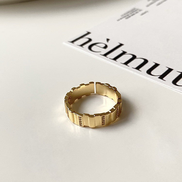 Irregular Shaped Vintage Metal Ring