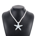 Niche Starfish Pendant Necklace&Earrings