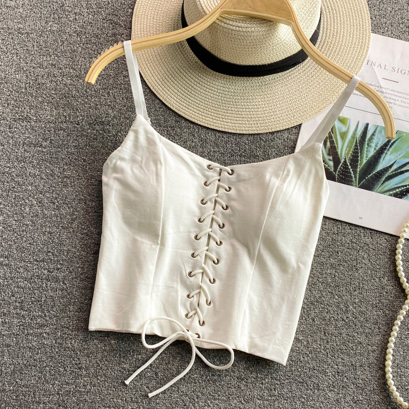 Chic Slim Fit Strappy Vest