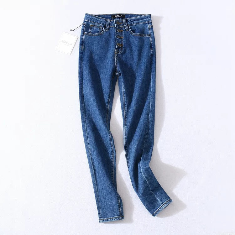 Four Button Pencil Pants