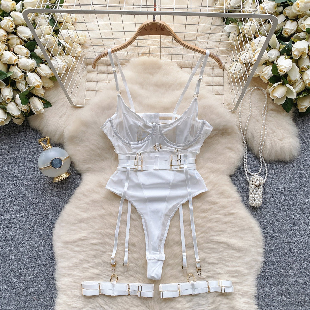 Sexy Lace-up Slip Lounge Jumpsuit